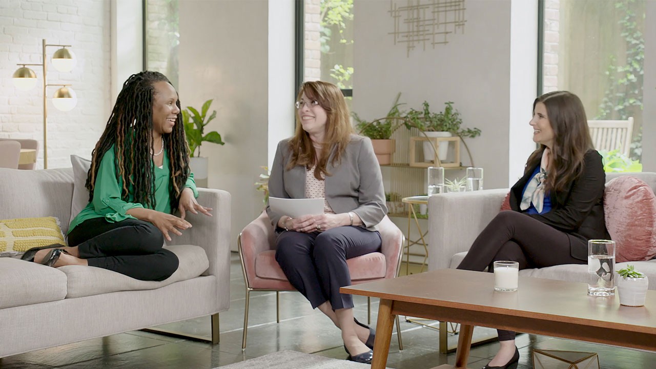group of women discussing how MS may impact sex