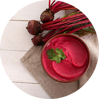 Healthy Recipes – Beet & red lentil hummus