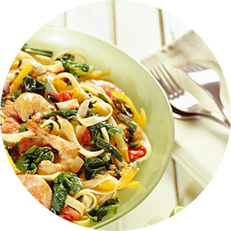 Healthy Recipes – Shrimp pasta with a twist