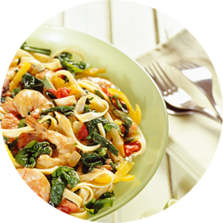 Healthy Recipes – Shrimp pasta with a twist