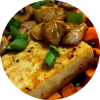 Healthy Recipes – Tofu steaks and vegetables