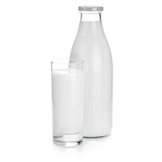 Glass Milk Bottle